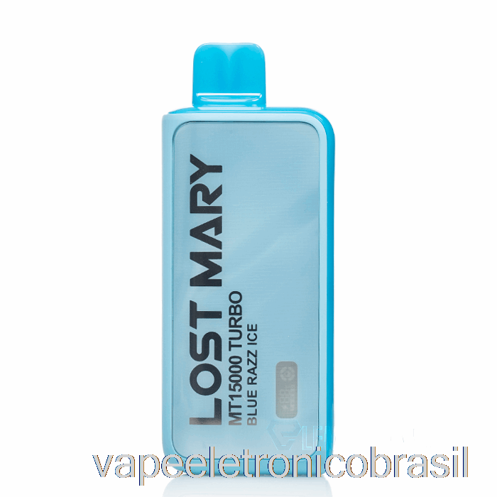 Vaporizador Recarregável Perdido Mary Mt15000 Descartável Azul Razz Ice
